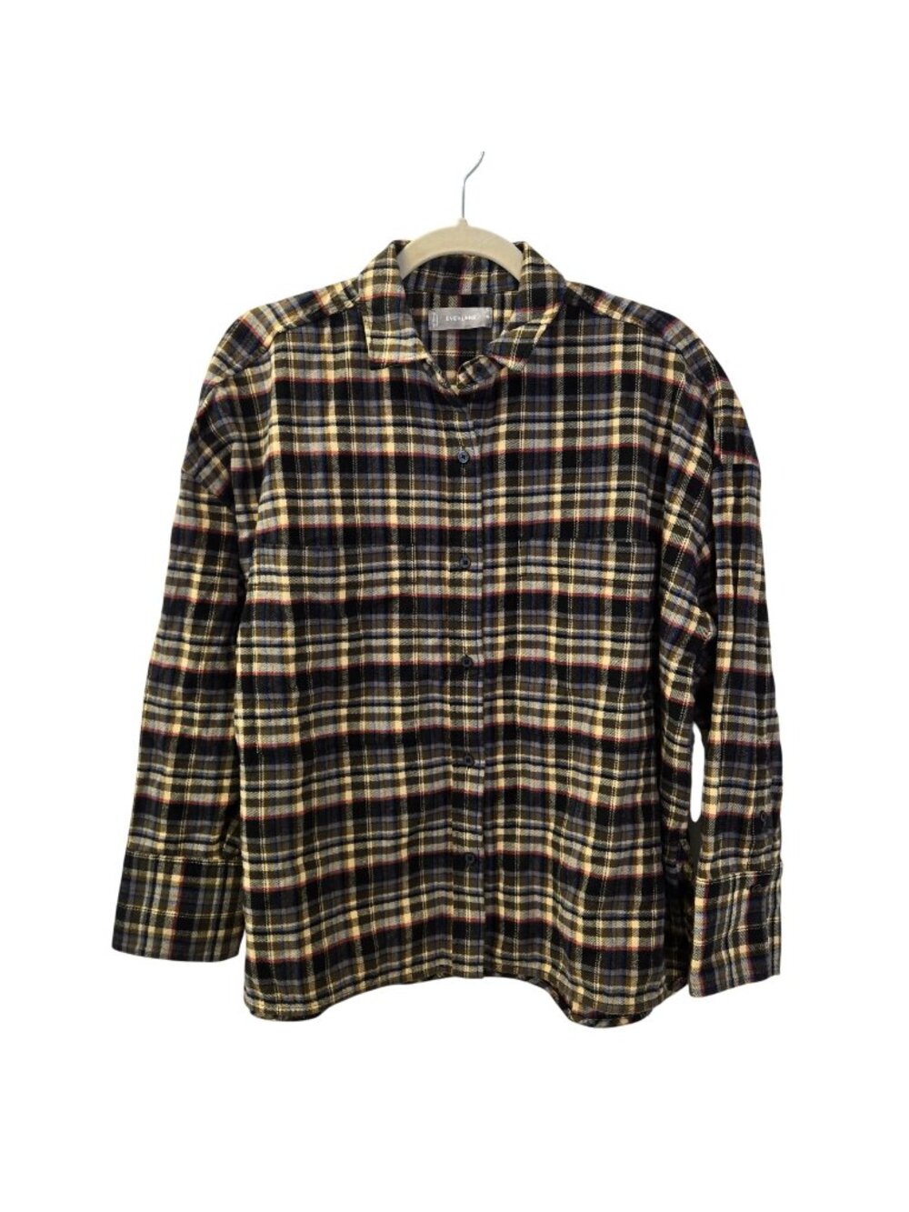 NWOT Everlane The Brushed Flannel Button Down Shirt Size Medium